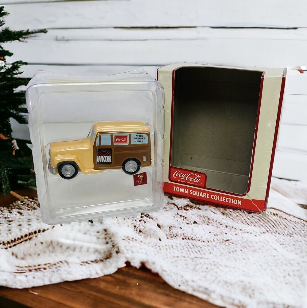 Coca Cola Town Square Collection WKOK Radio News Weather Van Holiday Decoration